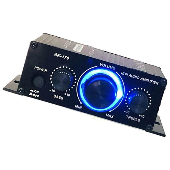Baohd HiFi Power Amplifier Mini car audio karaoke amplifier Audio Receiver Digital amplifier audio karaoke car audio Stereo AMP Volume Control