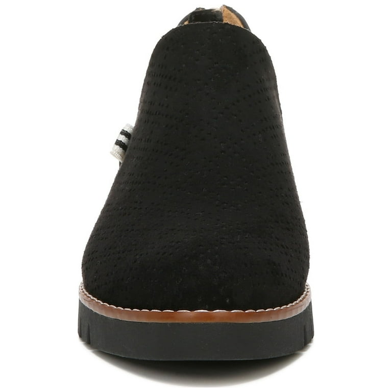 Dr. Scholl s Shoes Womens Insane Faux Suede Perforated Slip On Sneakers