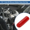 thumbnail image 2 of Tapón de extremo de manguera de silicona de poliéster de 4 capas de 7/16" 11mm ID para válvula de derivación de turbo de refrigerante vacío 5.4mm 60mm Rojo, 2 of 7