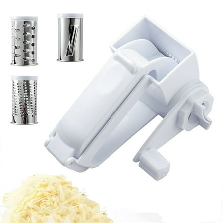 

TITOUMI Manual Rotary Cheese Grater With Handle 3 in 1 Household Cheese Grater
