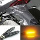 thumbnail image 1 of 2 PCS Universal Orange Led Motorcycle Turn Signal 12v Ip68 Waterproof Sequential Amber 2, 1 of 5