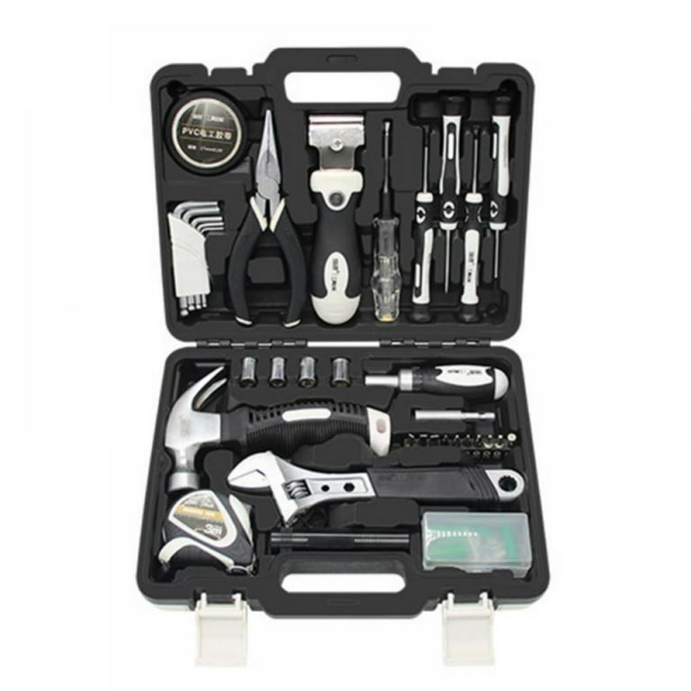 Household Tool Kit, General Home/Auto Repair Tool Set with Hammer