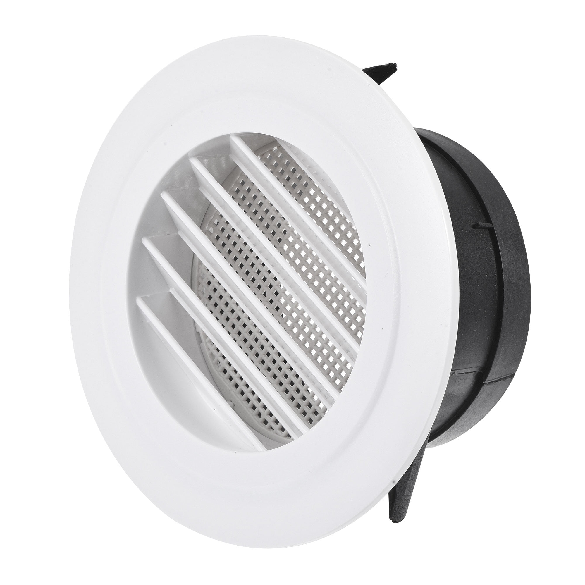 Uxcell 4 Inch Removable Screen Grille Cover Slanted Louver Round Air ...