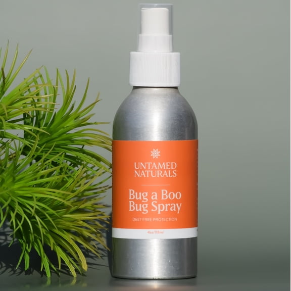 Untamed Naturals Bug-a-Boo Bug Spray Natural Repellent, Deet Free Bug Spray, Natural Bug Repellent, Bug Spray for Kids