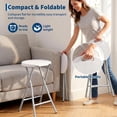 thumbnail image 3 of 24 Inch Tall Folding Stool with Handle, 3 of 6