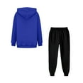 thumbnail image 6 of Hearthz Matching Sweat Sets for Women Fleece Comfort Plain Oversized Hoodies and Sweatpants Set Womens Matching Sweat Set with Pockets, 6 of 6