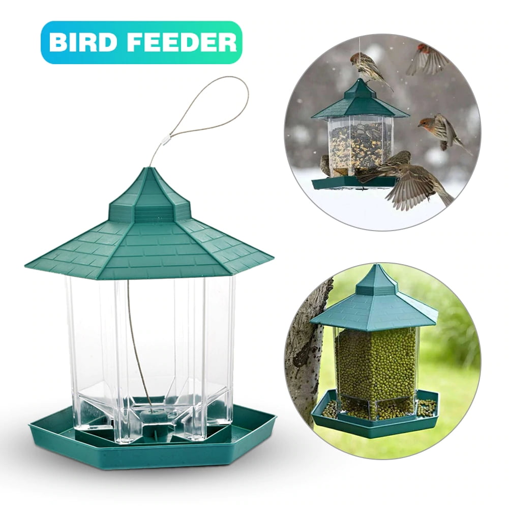 Bird Feeder,Wild Bird Seed Feeder Hanging Squirrel Proof Bird Food
