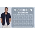 thumbnail image 7 of RICHCOIN Mens Linen Shirts Short Sleeve Button Down Dress Shirts for Men Casual Summer Tops Beach, 7 of 7