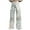Multicolor#high waisted jeans for women, variant on Womens Plus Size Jeans with Pockets Loose Wide Leg Denim Trousers Casual High Waisted Lounge Pants Vintage Printed Jean Pants Ofertas en Walmart Multicolor 3XL