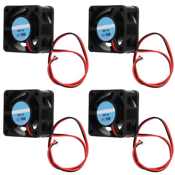 4pcs Ventilador de Enfriamiento de la impresora 3d de 2.4W, Accesorios de Enformora 3d de 24 V de Viento Fuerte, Bajo Consumo para PC de Ensora 3d