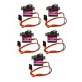 thumbnail image 4 of Micro?Servo, Metal Gear?Servo?Motor Sensitive Energy?Saving Large?Load 5pcs For Plane For Boat For RC?Car ANGGREK Otros, 4 of 8