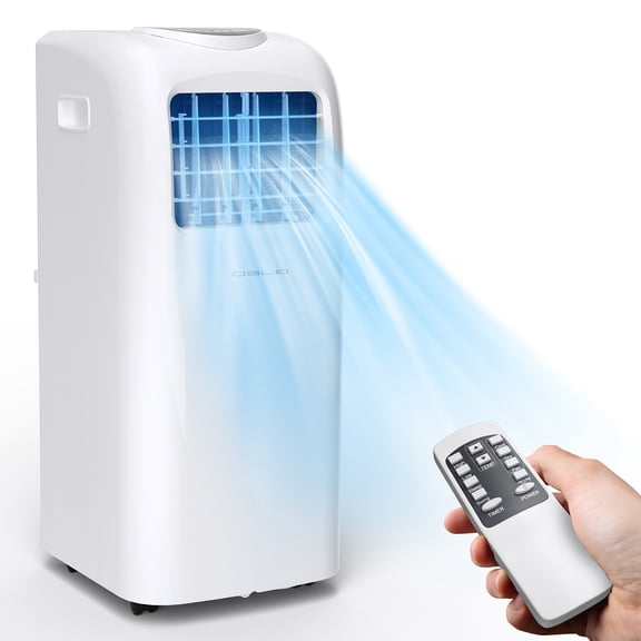 Costway 5000 BTU (8000 BTU ASHRAE) Portable Air Conditioner with Remote Control Cooling Fan Dehumidifier