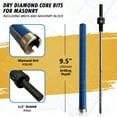 thumbnail image 2 of EDiamondTools 1-1/4" Diamond Core Drill Bits w Pilot Bit for Brick, Block, 1/2" Shank, 2 of 4