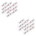 thumbnail image 3 of relayinert Candy en Forme de Mini Collier Organisateur Boucles d'Oreilles Collier de Stockage Rose 10 Pcs 2Set, 3 of 6