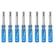 thumbnail image 1 of Juego de destornilladores hexagonales Uxcell de 8 piezas H2.5, destornillador magnético de acero al carbono con cabeza hexagonal para reparaciones, azul, 1 of 6