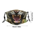 thumbnail image 3 of teapwant Funny Animal Face Reusable Washable With Tiger Cat Dog Monkey Pig Designs For Kids & Adults, 3 of 5