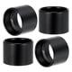 thumbnail image 1 of Anillo de sombra de casquillo de luz Uxcell, partes de soporte de lámpara colgante de metal de 40 mm, negro 4Pcs, 1 of 7