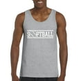 thumbnail image 1 of Normal is Boring - Men's Tank Top for Men, up to Men Size 3XL - Softball with Ball, 1 of 5