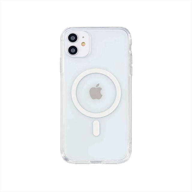 YUWY Funda Antigolpes Para iPhone 11 Transparente Funda Compatible Con MagSafe Para iPhone 11 Protector Para iPhone