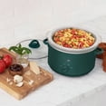 thumbnail image 4 of 4.5qt Slow Cooker Ponderosa Green: Ceramic Stoneware, 3 Settings, Stay-Cool Handles, Dishwasher-Safe Parts, 4 of 8