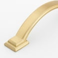 thumbnail image 2 of GlideRite 3 in. Center Arched Square Pulls Cabinet Hardware Handles, Satin Gold, Pack of 25, 2 of 3