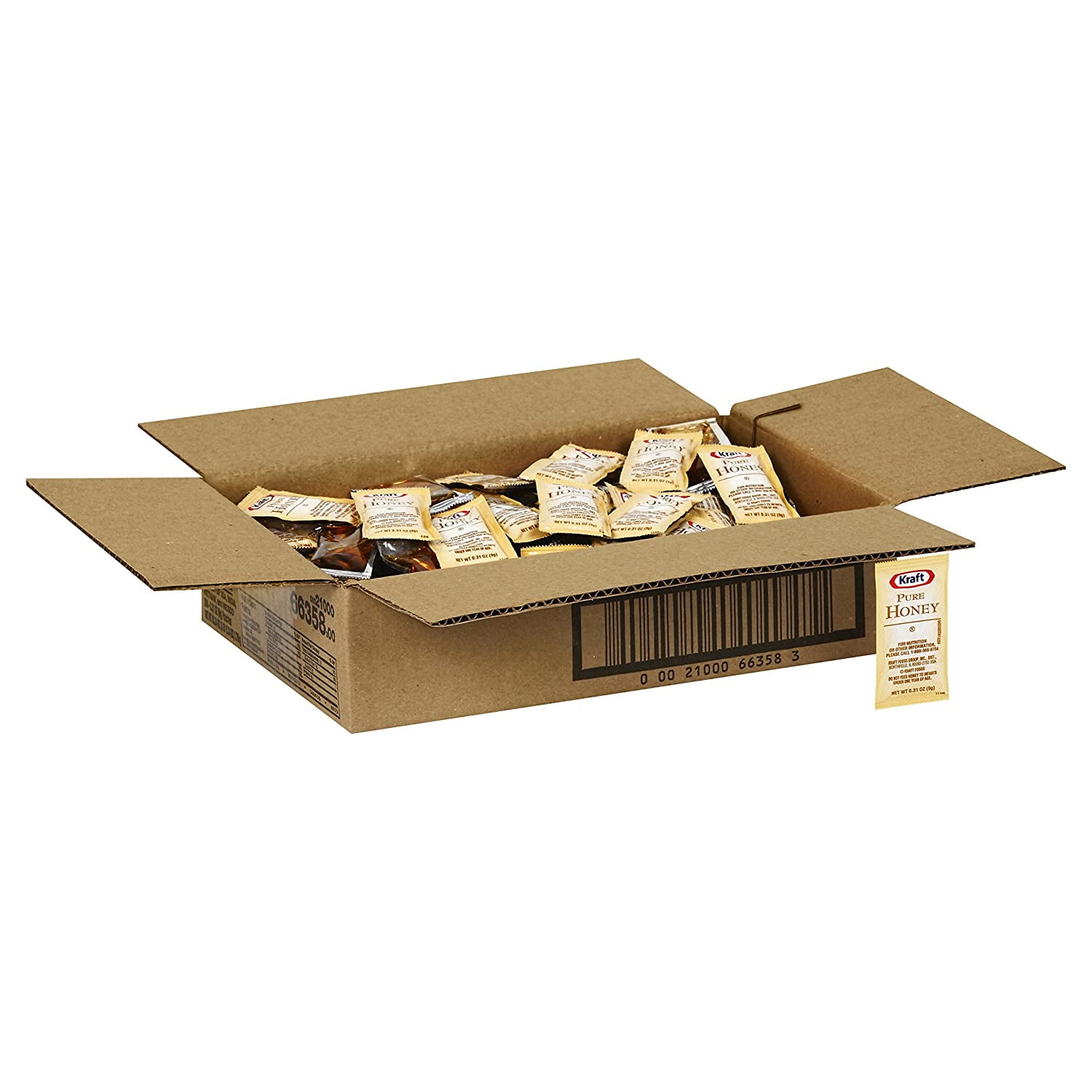 Kraft Honey Single Serve Packet, 9 G. Packets (Pack Of 200)