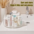 thumbnail image 3 of Mimifly Organizador de Maquillaje Giratorio de 360°, Bandeja de Almacenamiento de Cosméticos Acrílico, Organizadores de Cosméticos y Soporte de Maquillaje Giratorio para el Cuidado de la Piel de Belleza, 3 of 6
