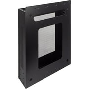 NavePoint 2U Vertical Wall Mountable Server Rack, Black