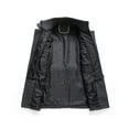 thumbnail image 3 of Abrigo de invierno para hombre, abrigo corto de lana de longitud media, chaqueta de invierno corta con cuello doble extraíble para negocios, ocio al aire libre, chaqueta ajustada, 3 of 5