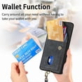 thumbnail image 5 of For Google Pixel 9 / Pixel 9 Pro Case with Card Slot Kickstand Leather TPU Phone Cover - Green, 5 of 5