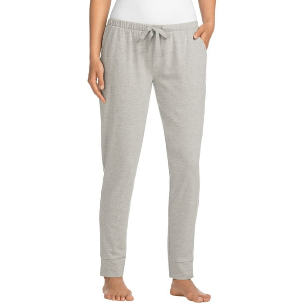 hanes women's french terry jogger with pockets