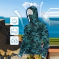 thumbnail image 2 of YUGYXL Unisex UPF 50+ Performance Fishing Hoodie Long Sleeve Sun Protection Athletic Quick-Dry Breathable T-Shirt F Multicolor XL, 2 of 7
