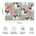 thumbnail image 3 of Shih Tzu Dog and Flower Floral Bathroom Rugs Mat,Non Slip Microfiber Bathroom Rug,Rubber Backing,Soft Bathroom Mats for Bathroom Floor,Tub and Shower,20x32in(50x80cm), 3 of 5