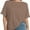 Heather Light Gray, variant on Oversized T Shirts for Women Short Sleeve Loose Fit Crewneck Summer Tops Casual Basic Rolled Sleeves Tee Shirt
