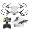 thumbnail image 2 of Mini Drone Plegable Cámara de Alta Definición Profesional WIFI RC Drone QuadcopterBlanco 4K, 2 of 10