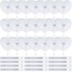 thumbnail image 1 of Blulu Paquete de 60 Abanicos de Mano Plegables Abanicos de Boda para Invitados Abanicos de Papel para Favores de Boda Surtido en Forma de Corazón con Mango de Plástico para Suministros de Fiesta de Cu, 1 of 1