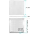 thumbnail image 4 of Luxrite 2x2 FT LED Flat Panel Light, 30/35/40W, 3 CCT 4000K-6500K, 3750/4375/5000 Lumens, 0-10V Dimmable, ETL DLC 2-Pack, 4 of 7