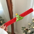 thumbnail image 5 of Cheapark Christmas Small Gift Slap Bracelets - Cartoon Themed Plush Bracelets For Festive Holiday Wear, Cute Christmas Gift, 5 of 6