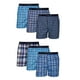 thumbnail image 1 of Boxers Hanes para hombre sin etiqueta con cintura expuesta, paquete de 6 unidades, tamaño mediano, 1 of 5