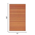 thumbnail image 3 of Fab Habitat Stripe Coastal Colorful Outdoor Rug - Waterproof, Crease-Free Fade Resistant, Reversible - Recycled Plastic - Patio Porch Balcony Deck Yard Garden - Cancun Terracotta - 6x9 ft, 3 of 10