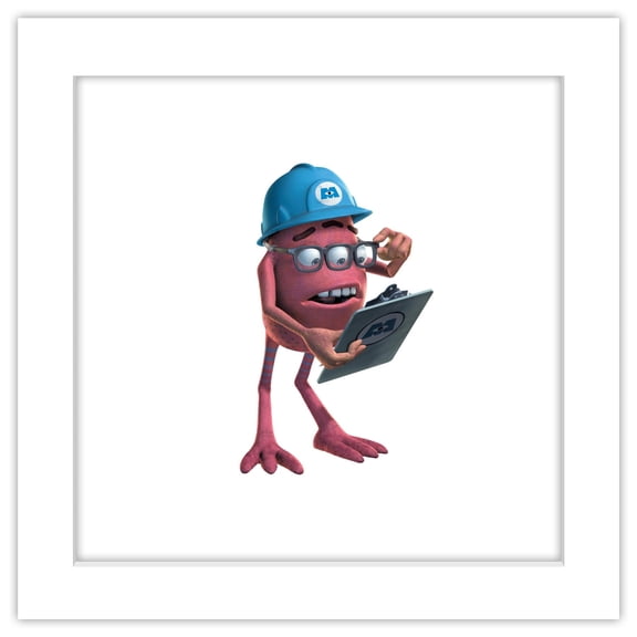 Gallery Pops Disney Pixar Monsters Inc. - Fungus Wall Art, White Framed Version, 12" x 12"