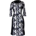 thumbnail image 1 of Peach Couture Robe Amincissante Chic Imprimée Manches 3/4 pour Travail, Affaires, Fête, 1 of 3