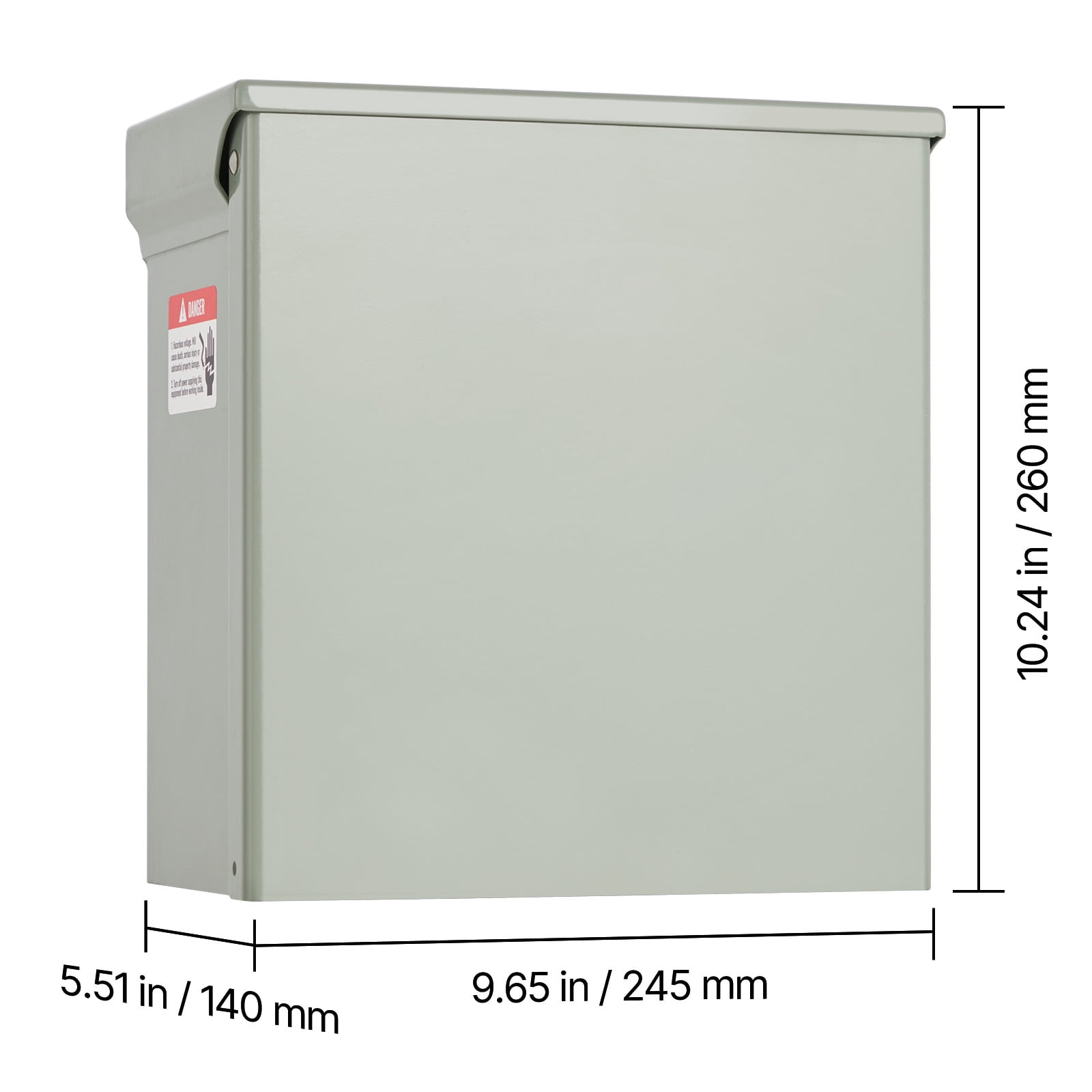 KFFKFF Provisional Power Supply Unit, 20 30 50 Amp, Recreational Vehicle Electric Vehicle Outlet Panel, Equipped with NEMA 50 Amp NEMA 30 Amp GFCI 20 Amp Socket,Pre-Connected IP54 Resistant Enclosure