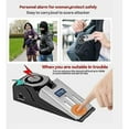 thumbnail image 3 of Mini Wireless Door Stop Alarm, 2 Pack Wedge Door Stop Blocking Security System with 120dB Siren, 3 of 5