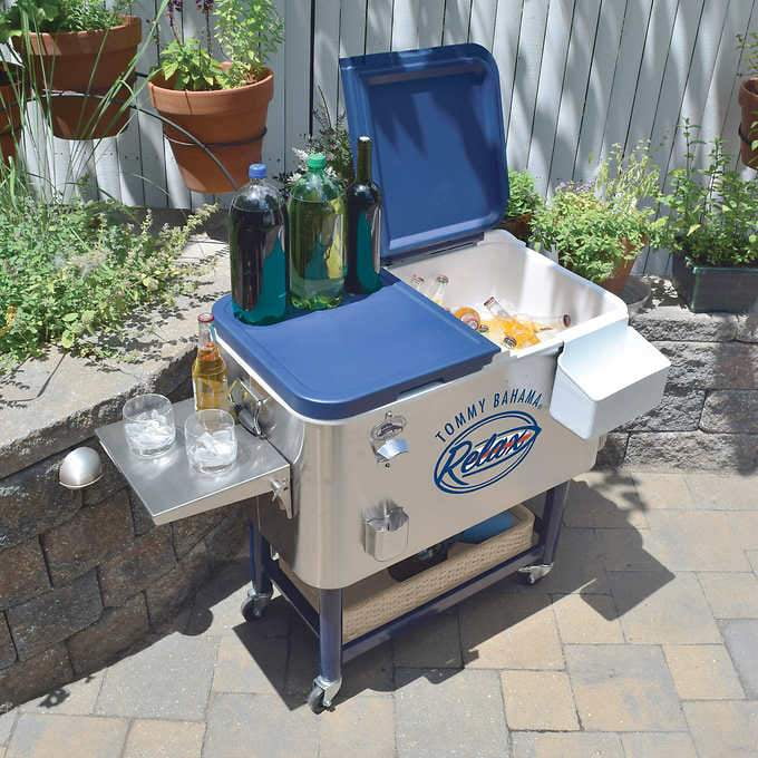 tommy bahama 100 quart rolling cooler