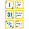 Teacher Created Resources 5081 July Polka Dots Calendar Days/Story Starters Mini Pack