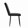 thumbnail image 4 of MIFI Modern Upholstered  Black Dining Chairs Set of 4,  Metal leg, Kitchen Dining Room Home, 4 of 9