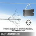 thumbnail image 4 of VEVOR Stainless Steel Cable Railing 3/16"x 500ft, Wire Rope 316 Marine Grade, Braided Aircraft Cable 1x19 Strands Construction for Deck,Rail,Balusters,Stair,Handrail,Porch,Fence, 4 of 9