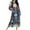 Multicolor, variant on Aboser Retro Floral Housecoat for Women Zip Up Robes Raglans Long Sleeve Loungewear Cozy Zipper Front Bathrobe Loose Casual Long Home Dress with Pockets