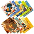 thumbnail image 2 of 24 Sheets Thanksgiving Autumn Pattern Paper 6 x 6 inch Fall Leaves Pumpkin Plaid Craft Paper Origami Paper for Thanksgiving Card Making Scrapbook 12 Designs, 2 of 14